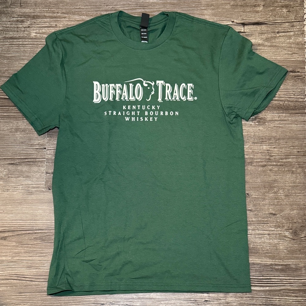 NWOT Buffalo Trace Green Graphic Tee